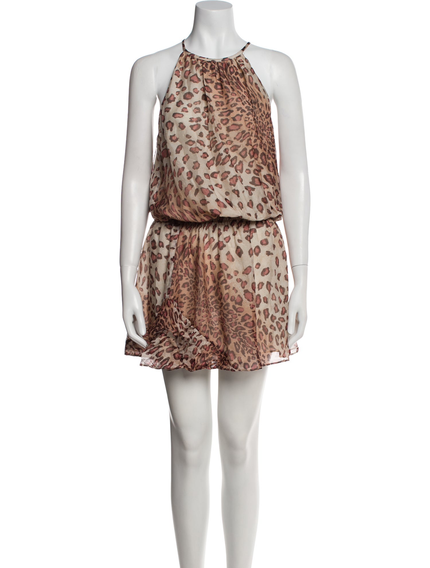 Ramy Brook Animal Print Mini Dress
