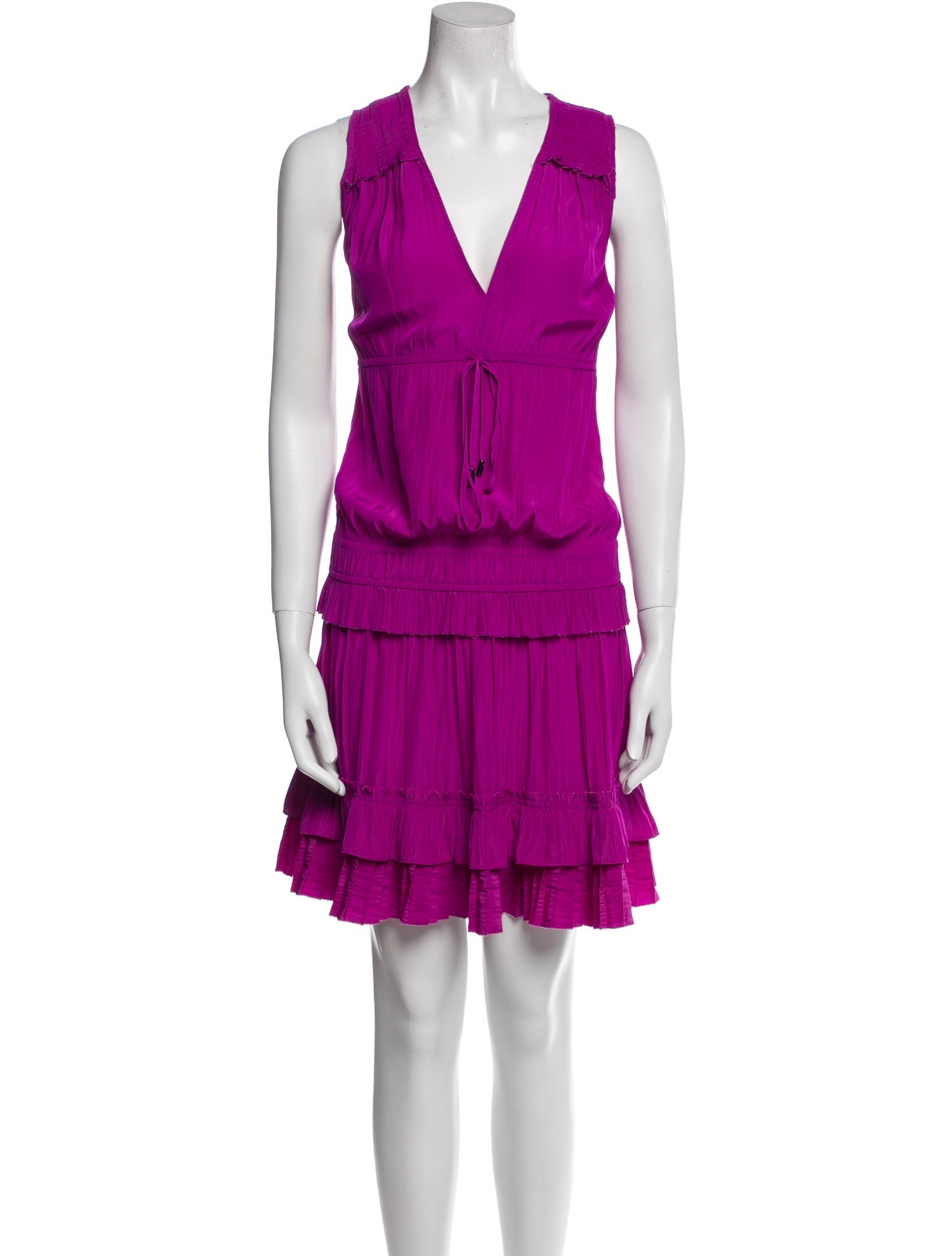 Ramy Brook V-Neck Midi Length Dress