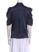 Ramy Brook Short Sleeve Button-Up Top