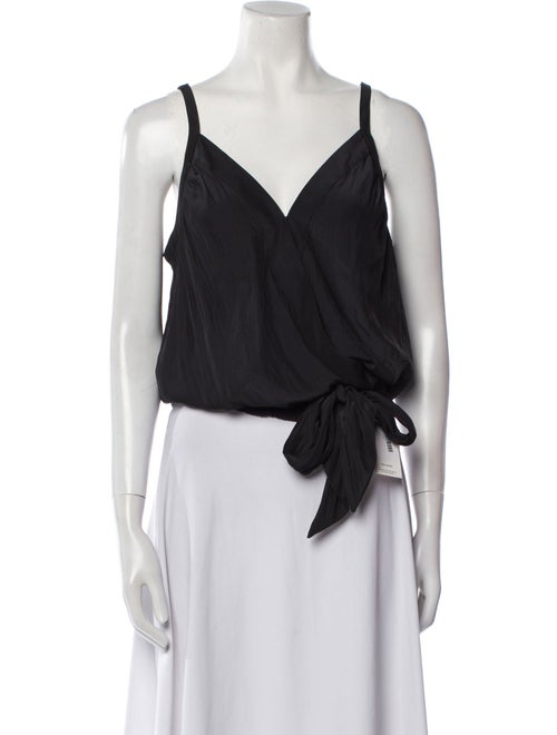 Ramy Brook V-Neck Sleeveless Crop Top