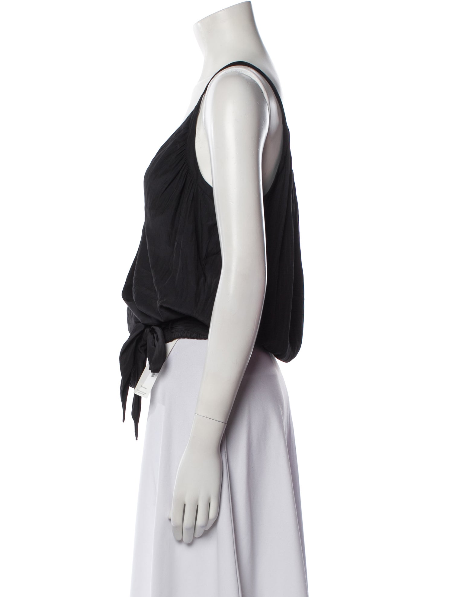 Ramy Brook V-Neck Sleeveless Crop Top