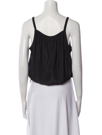 Ramy Brook V-Neck Sleeveless Crop Top