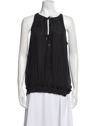 Ramy Brook Scoop Neck Sleeveless Blouse