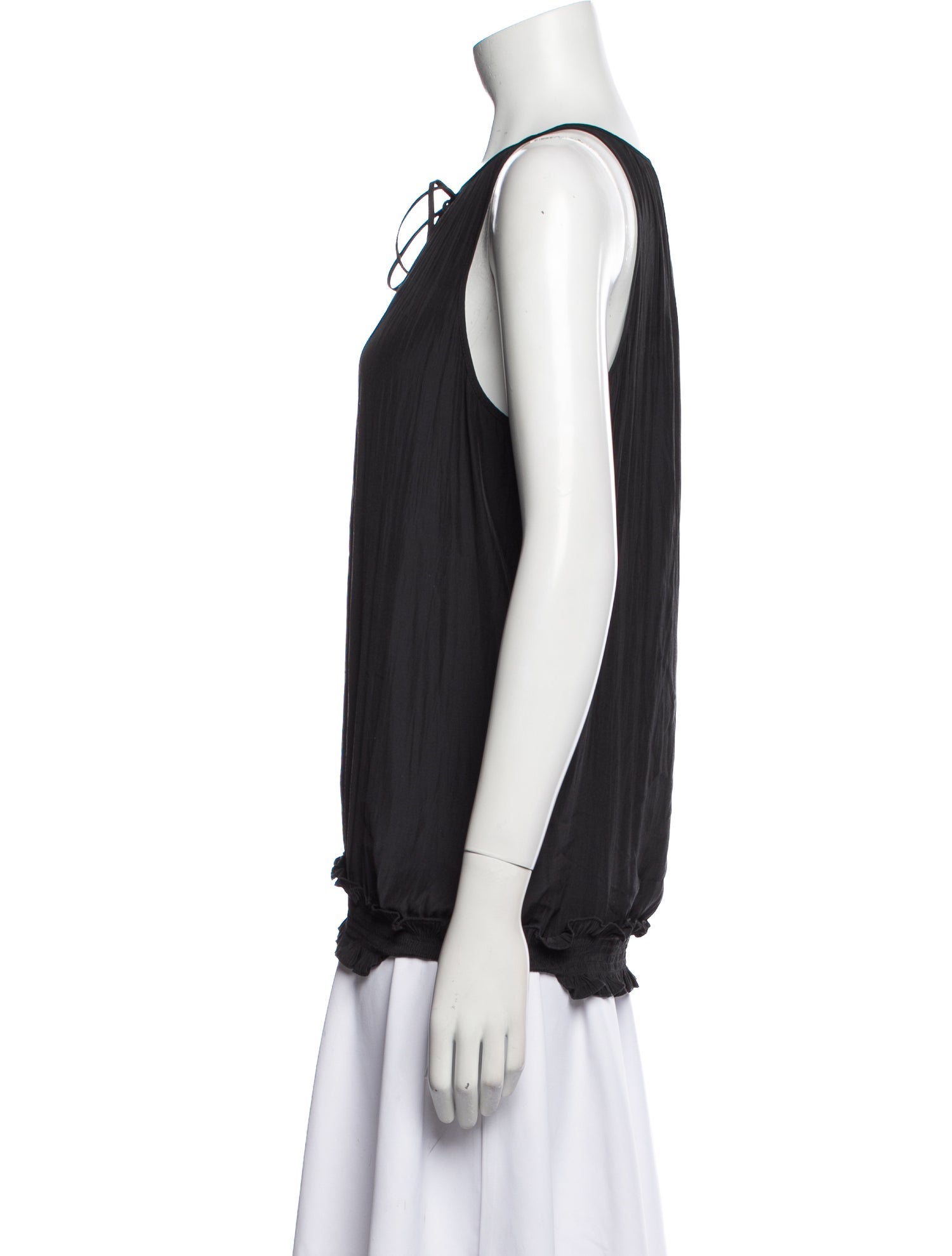 Ramy Brook Scoop Neck Sleeveless Blouse