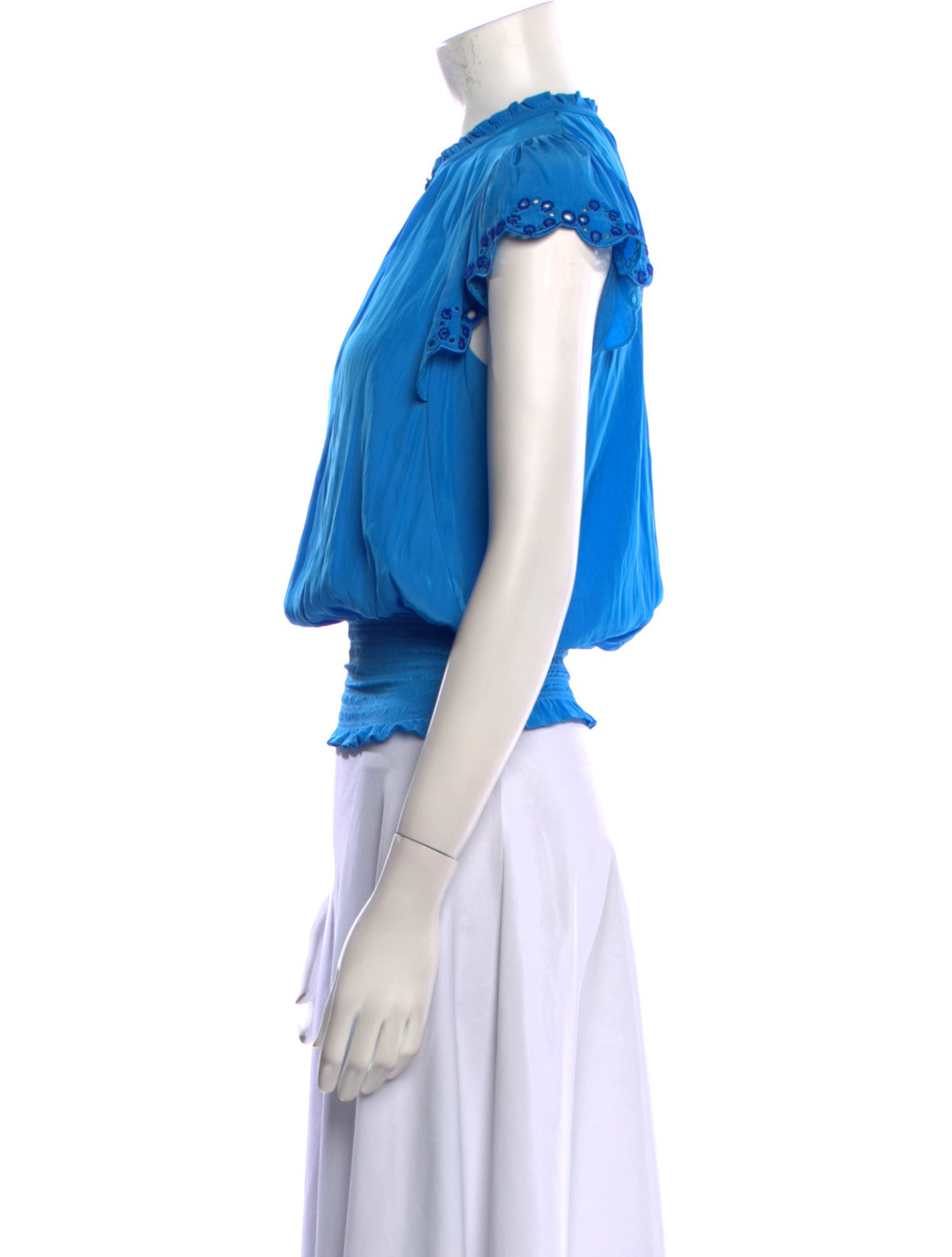 Ramy Brook Crew Neck Short Sleeve Blouse w/ Tags