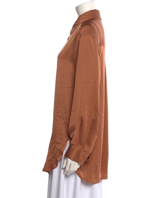 Ramy Brook Long Sleeve Button-Up Top