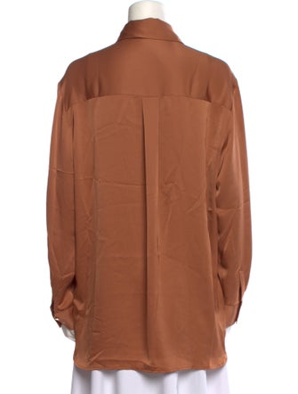 Ramy Brook Long Sleeve Button-Up Top