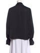 Ramy Brook Tie Neck Long Sleeve Blouse