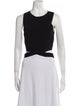 Ramy Brook Scoop Neck Sleeveless Crop Top