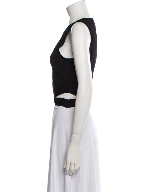 Ramy Brook Scoop Neck Sleeveless Crop Top