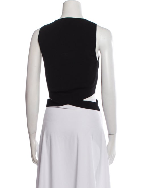 Ramy Brook Scoop Neck Sleeveless Crop Top