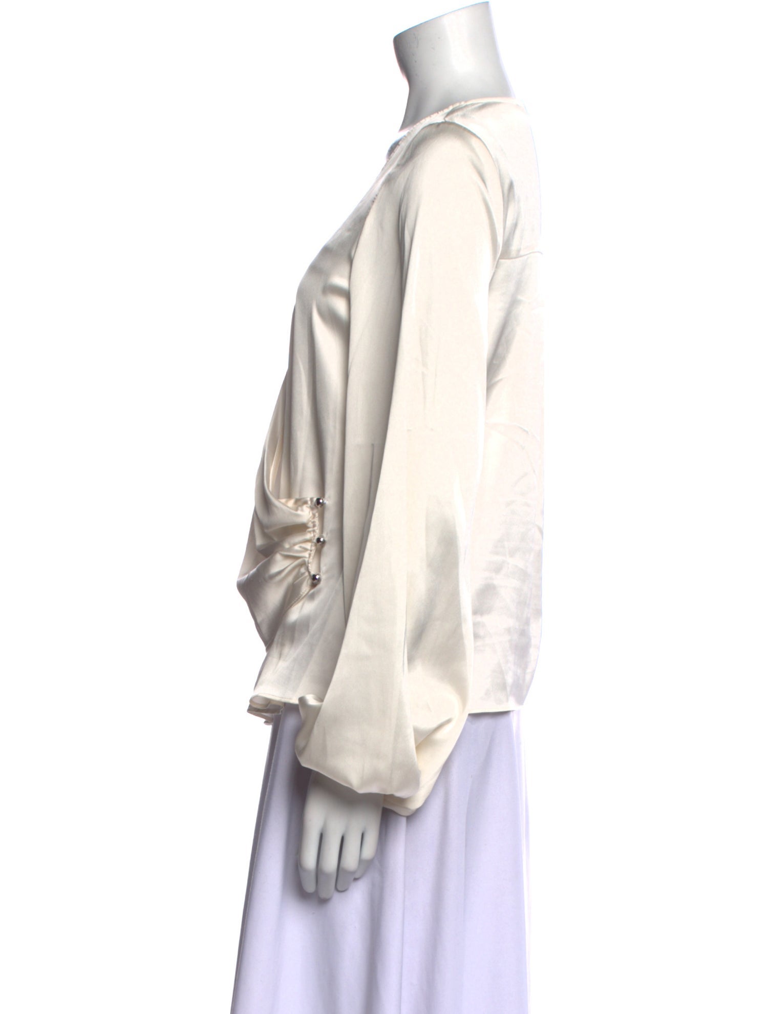 Ramy Brook V-Neck Long Sleeve Blouse