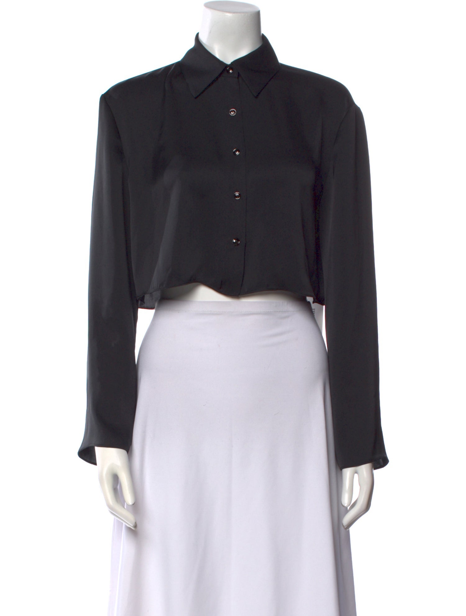 Ramy Brook Long Sleeve Crop Top