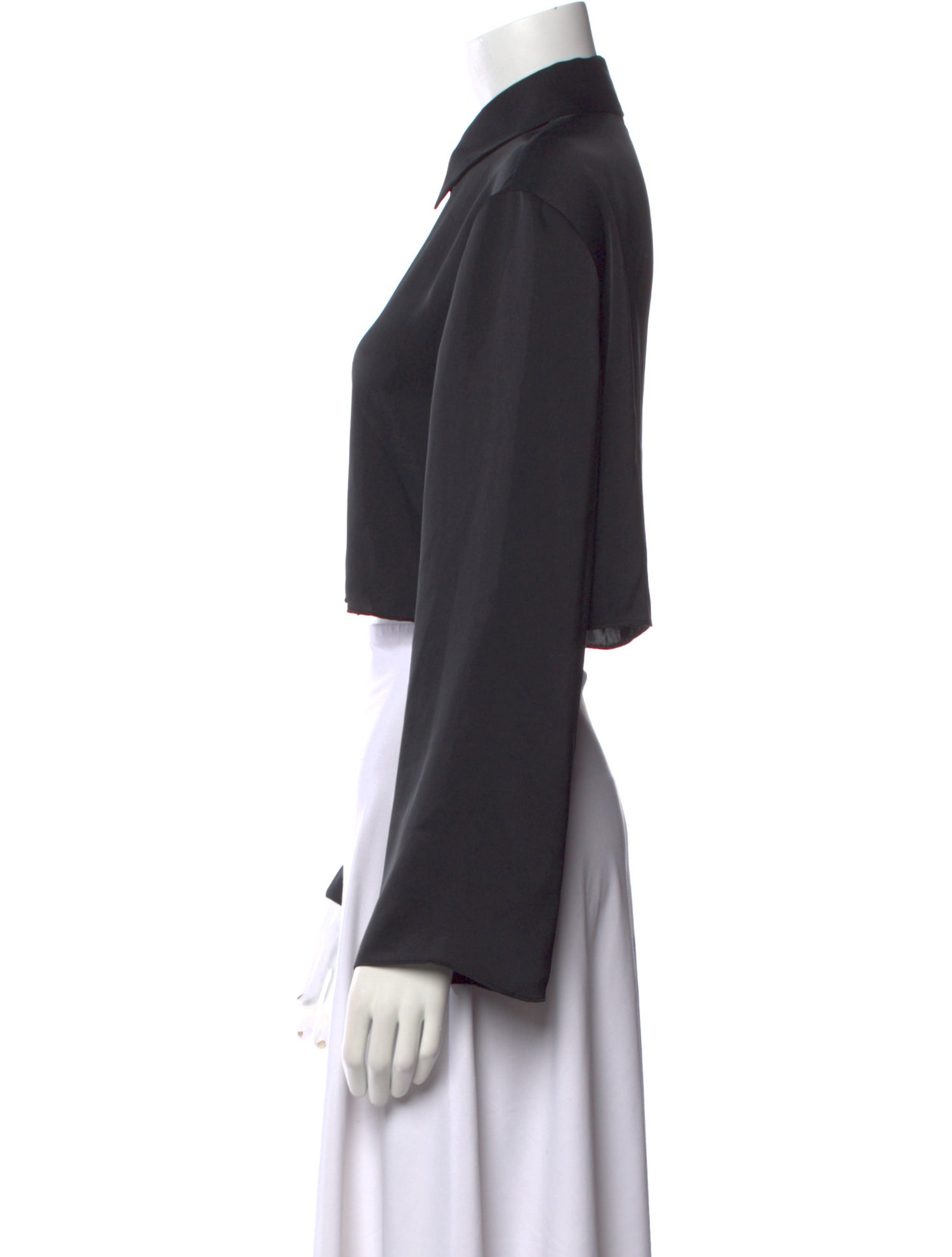 Ramy Brook Long Sleeve Crop Top