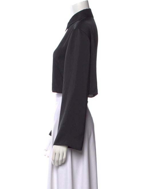 Ramy Brook Long Sleeve Crop Top