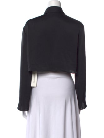 Ramy Brook Long Sleeve Crop Top