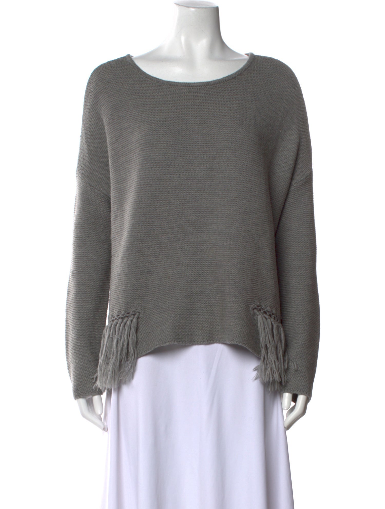 Ramy Brook Merino Wool Scoop Neck Sweater