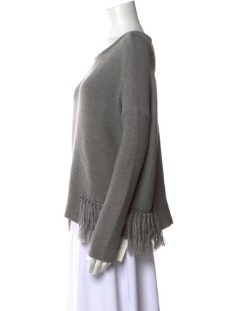 Ramy Brook Merino Wool Scoop Neck Sweater