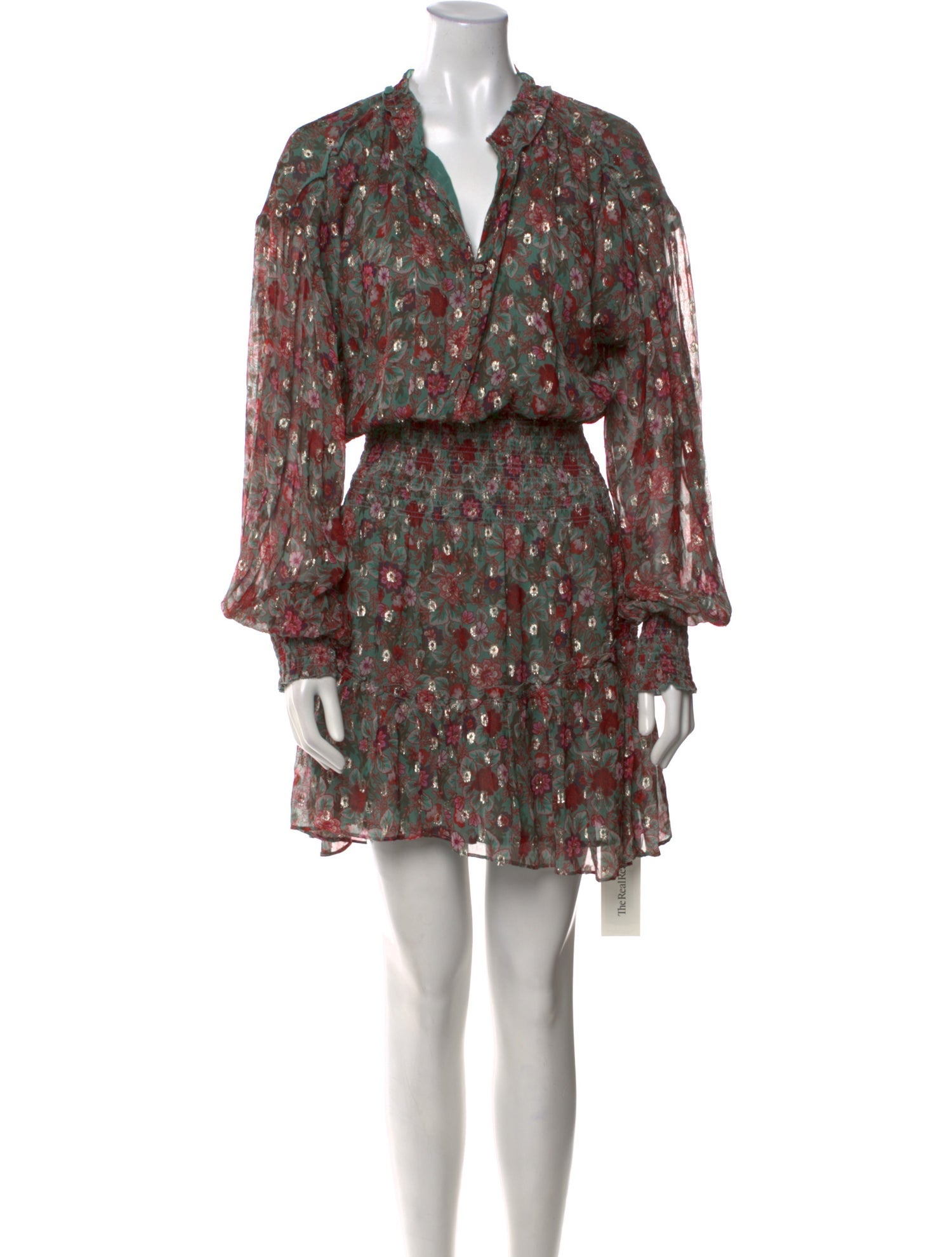 Ramy Brook Floral Print Mini Dress