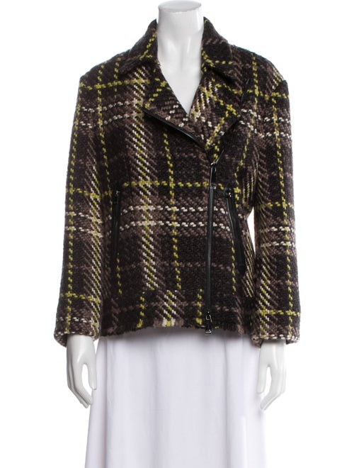 Ramy Brook Plaid Print Evening Jacket