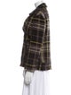 Ramy Brook Plaid Print Evening Jacket