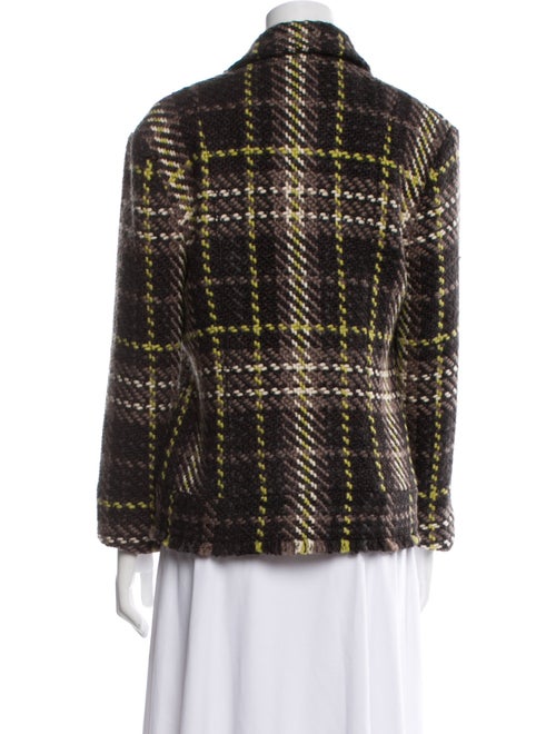 Ramy Brook Plaid Print Evening Jacket