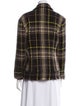 Ramy Brook Plaid Print Evening Jacket