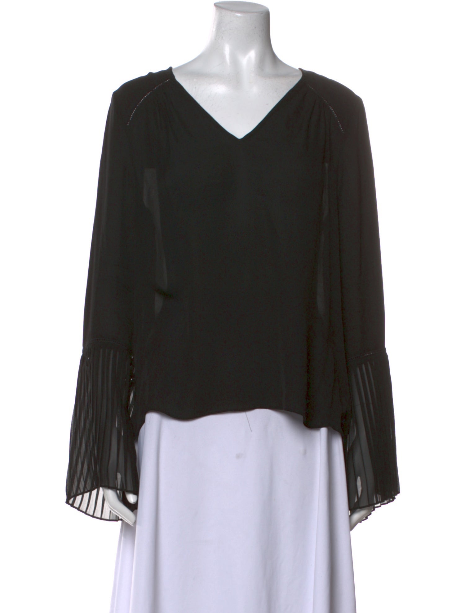 Ramy Brook Silk V-Neck Blouse