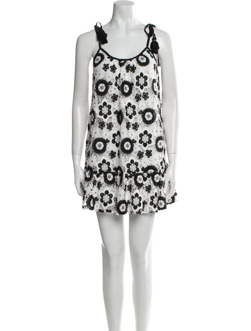 Ramy Brook Floral Print Mini Dress
