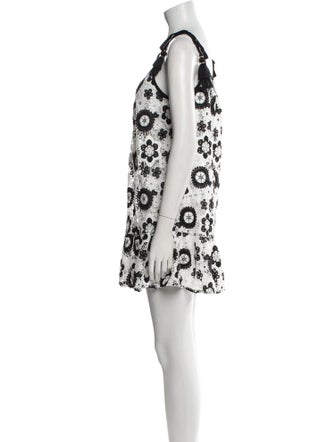 Ramy Brook Floral Print Mini Dress