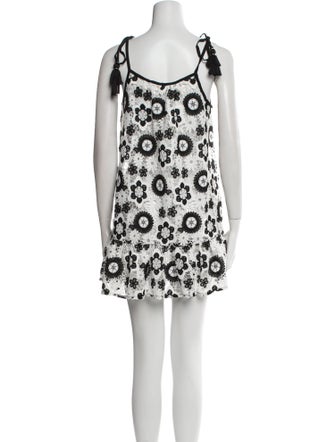 Ramy Brook Floral Print Mini Dress