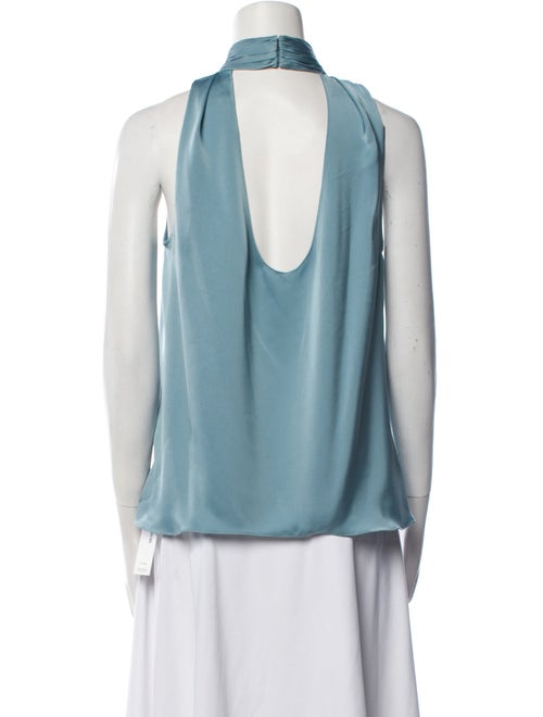 Ramy Brook Mock Neck Sleeveless Blouse