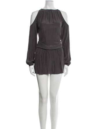 Ramy Brook Crew Neck Mini Dress