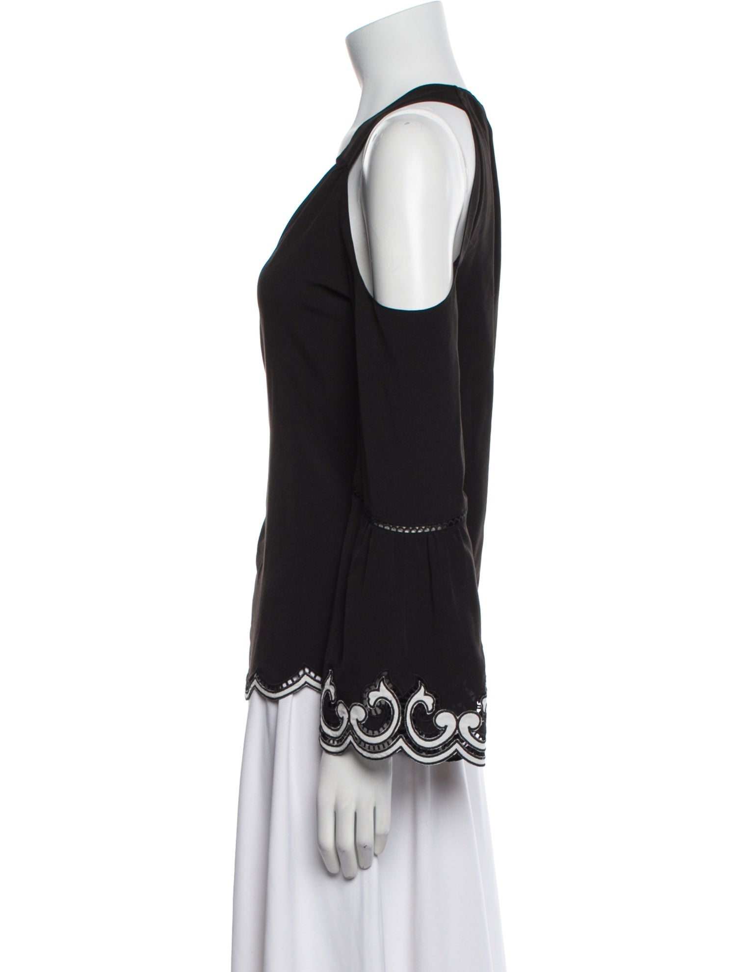 Ramy Brook V-Neck Long Sleeve Blouse