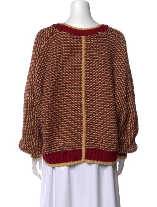 Ramy Brook Striped V-Neck Sweater