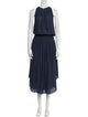 Ramy Brook Crew Neck Long Dress