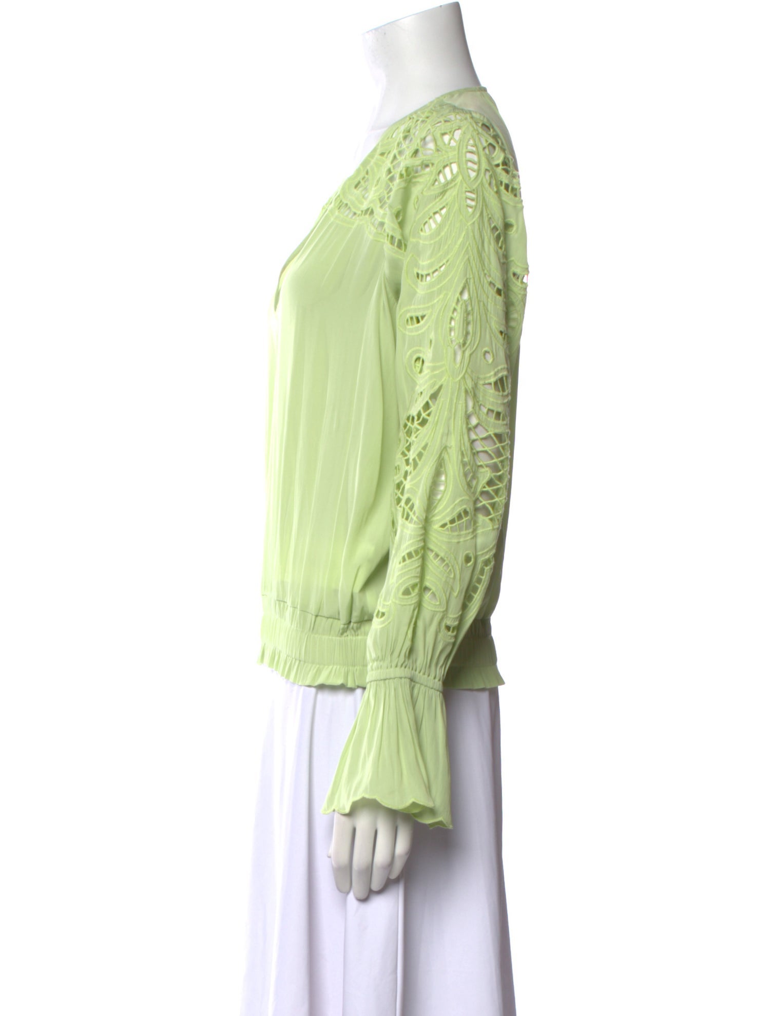 Ramy Brook V-Neck Long Sleeve Blouse