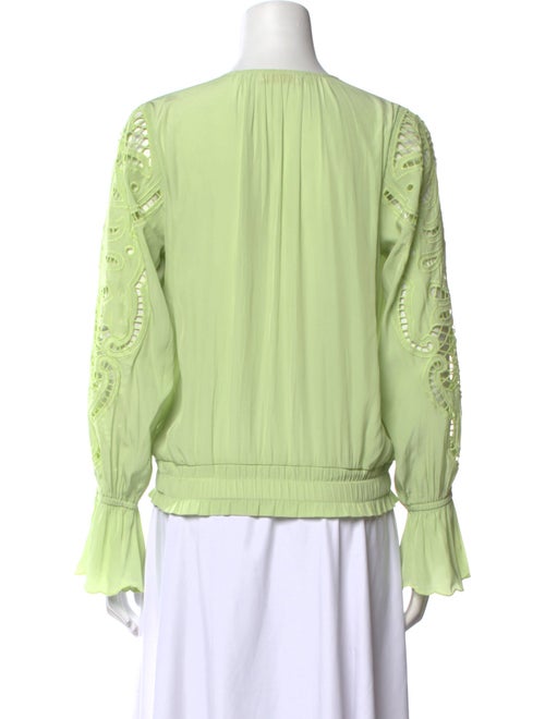 Ramy Brook V-Neck Long Sleeve Blouse