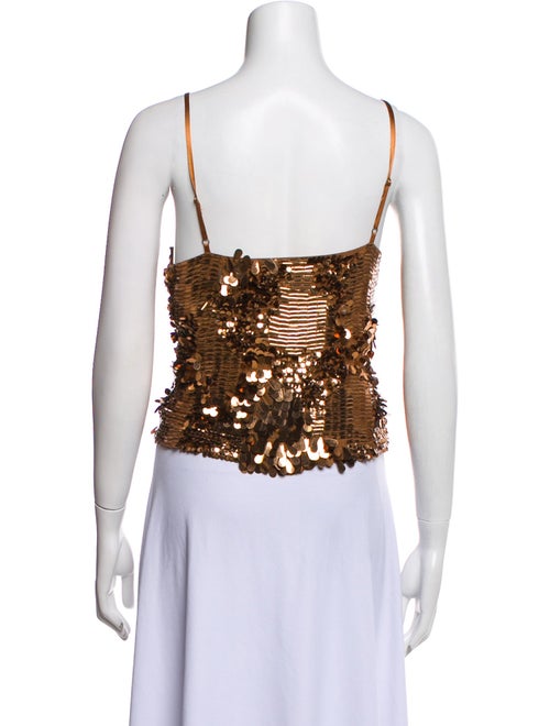 Ramy Brook Square Neckline Sleeveless Crop Top