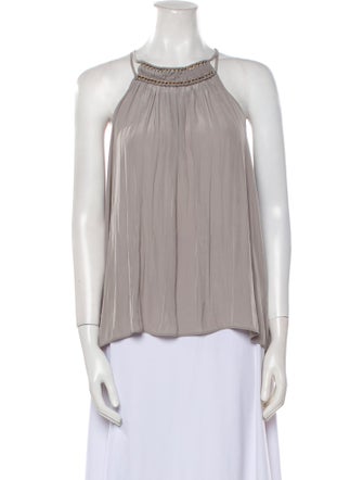 Ramy Brook Square Neckline Sleeveless Blouse