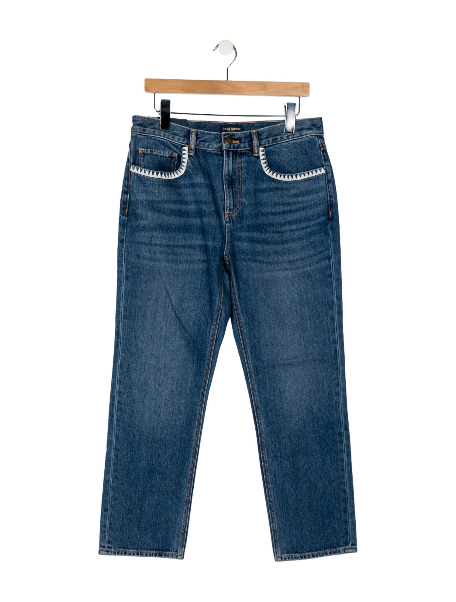 Ramy Brook High-Rise Straight Leg Jeans w/ Tags