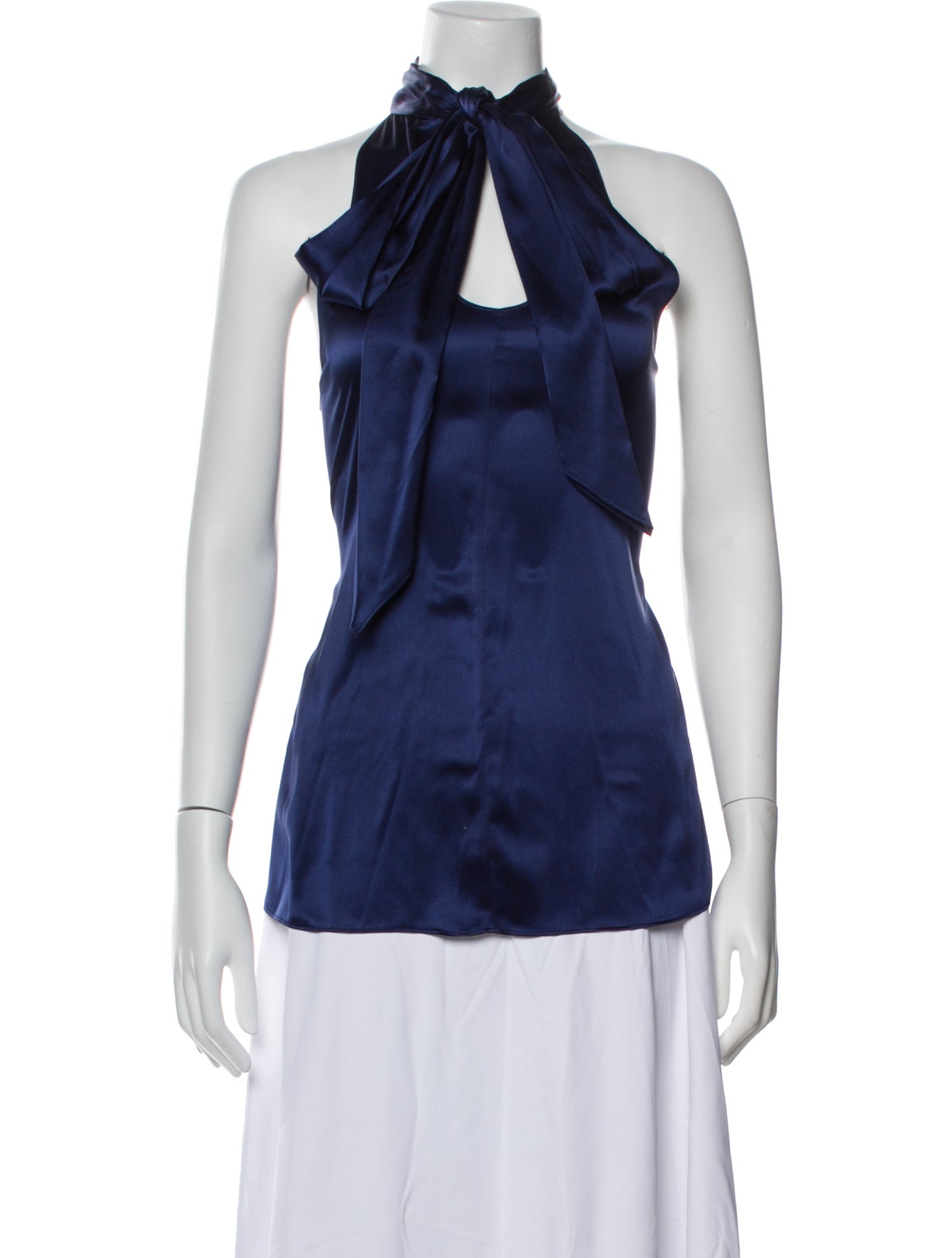 Ramy Brook Silk Halterneck Blouse