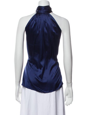 Ramy Brook Silk Halterneck Blouse