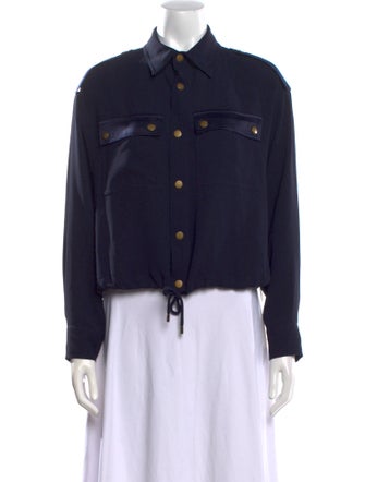 Ramy Brook Long Sleeve Button-Up Top