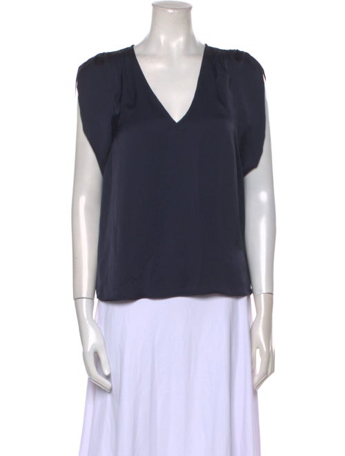 Ramy Brook V-Neck Short Sleeve Blouse