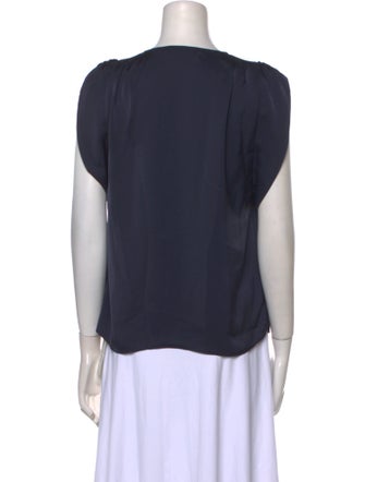 Ramy Brook V-Neck Short Sleeve Blouse
