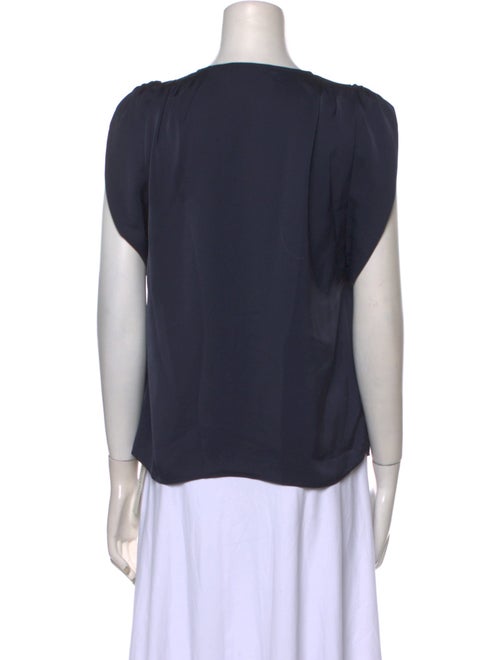 Ramy Brook V-Neck Short Sleeve Blouse
