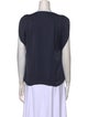 Ramy Brook V-Neck Short Sleeve Blouse