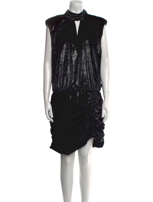 Ramy Brook Mock Neck Mini Dress