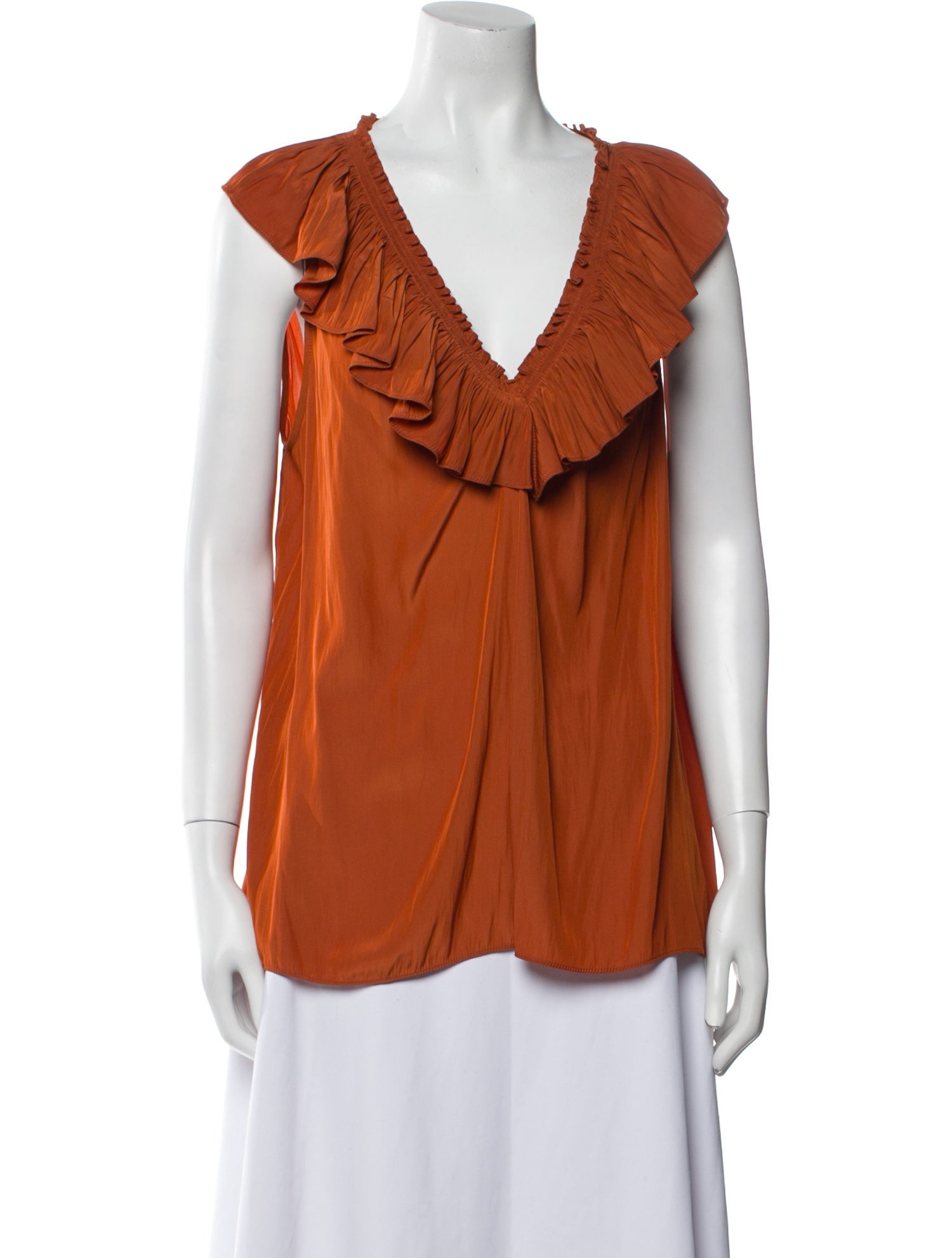 Ramy Brook V-Neck Sleeveless Blouse